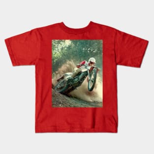 Vintage Motorcross Kids T-Shirt